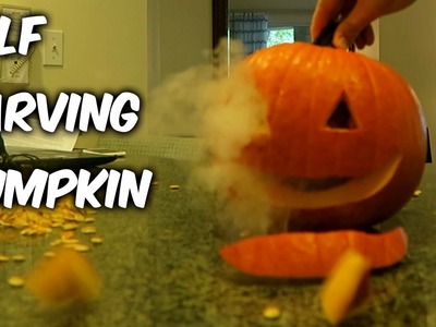 How to Carve a Pumpkin with Dry Ice