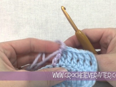 How To Change Color In Treble Crochet