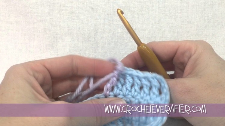 How To Change Color In Treble Crochet