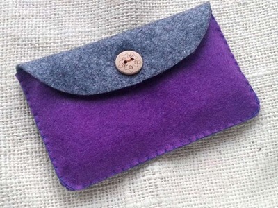 How To Create A Simple Felt Purse - DIY Crafts Tutorial - Guidecentral