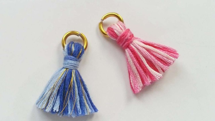 How To Create Cute Tassel Jewelry Charms - DIY Crafts Tutorial - Guidecentral