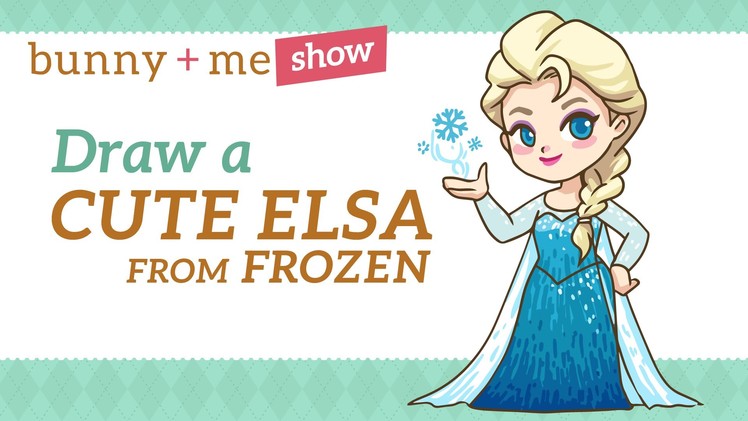 How to draw Elsa - Easy Drawing Tutorial from Frozen