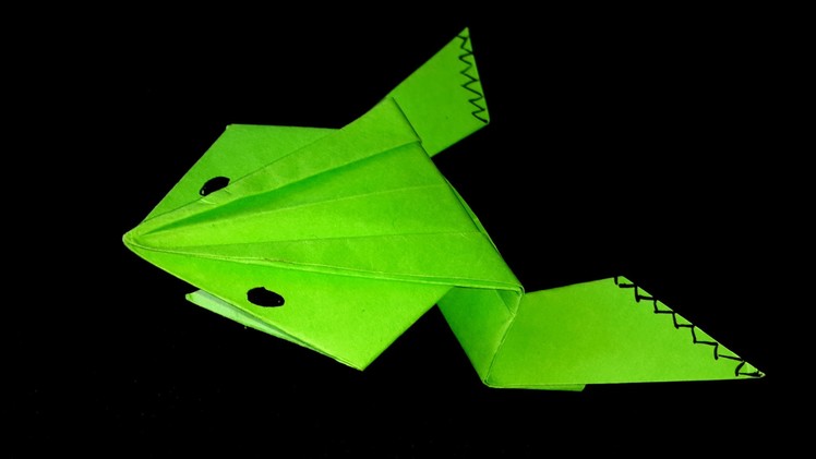 How to make a paper Frog-Origami Tutorial