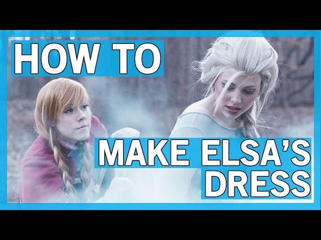How to Make an Elsa Costume ft. Courtoon | Thingamavlogs