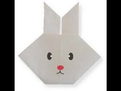 How To Make An Origami Rabbit Face