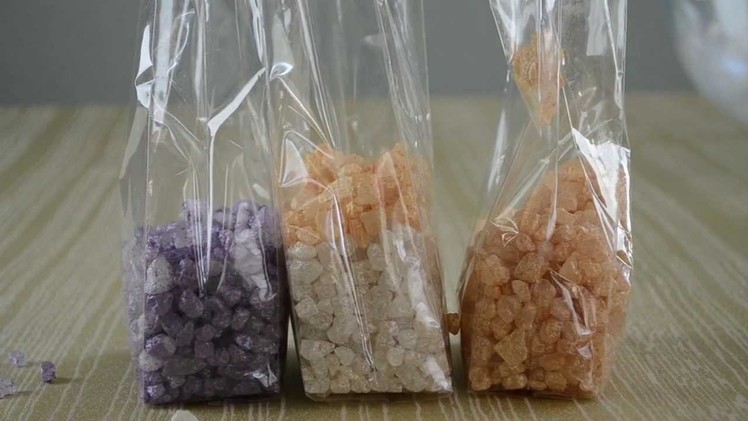 How to Make Bath Salts | Gem Stone Bath Salts Tutorial