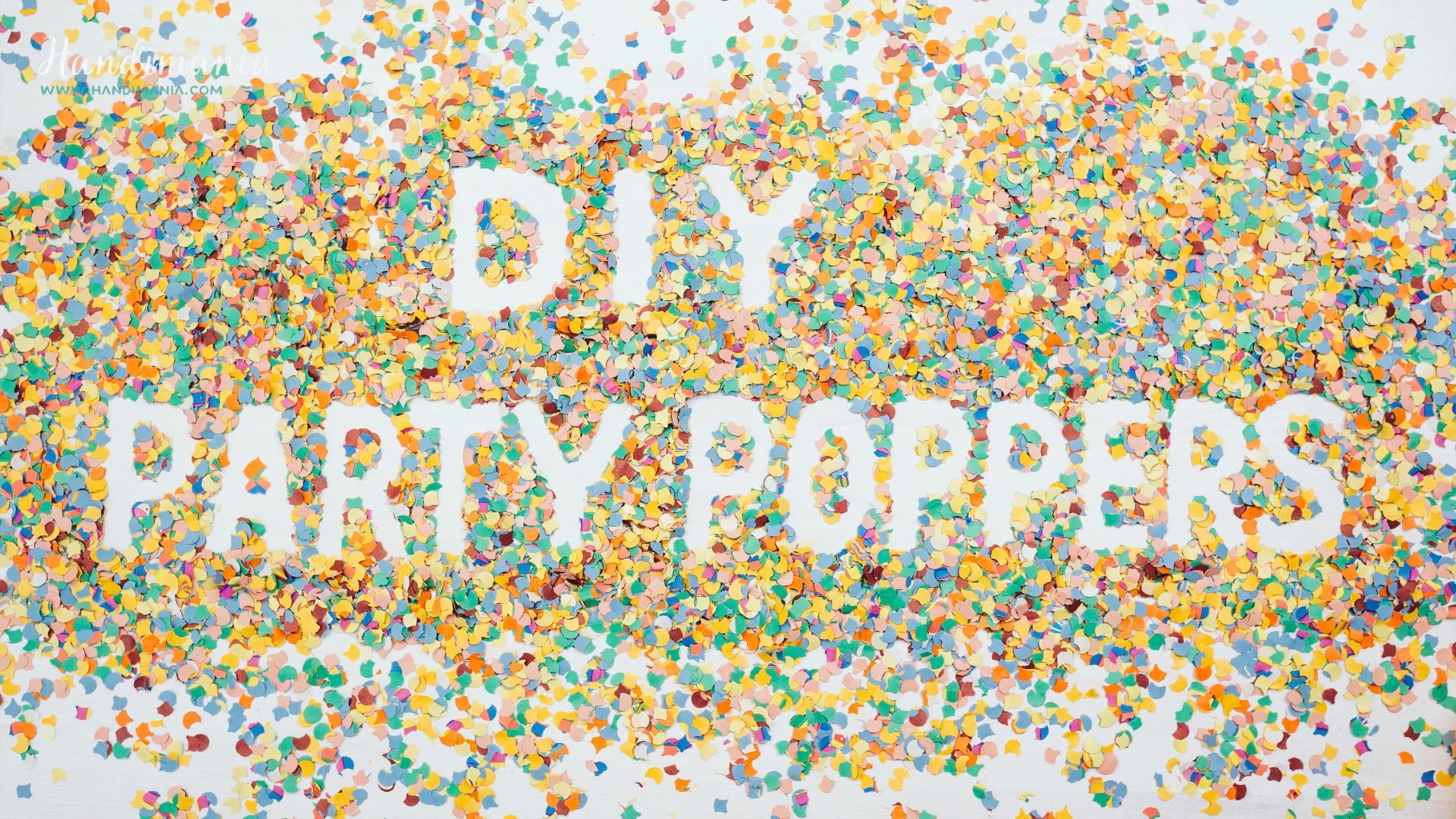 How to make DIY party poppers