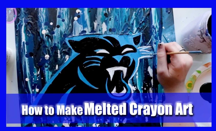 How to Make MELTED CRAYON ART (a fun DIY, PINTEREST Project)- @dramaticparrot