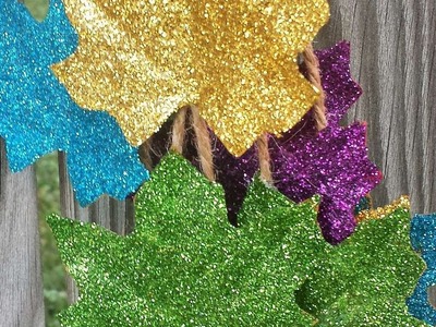 How To Make Sparkly Glittered Leaves - DIY Crafts Tutorial - Guidecentral
