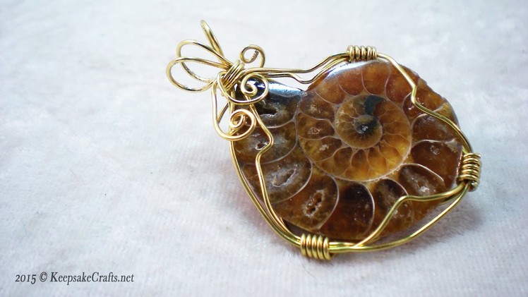 How To Make Wire Wrapped Ammonite Jewelry