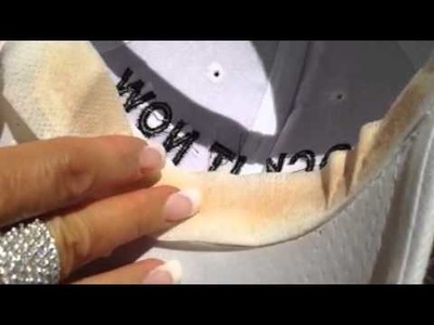 HOW TO PREVENT SWEAT STAINS ON MY BASEBALL CAP!!