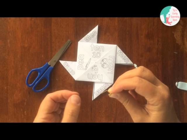 How to Use a Straw to Make an Origami Pinwheel