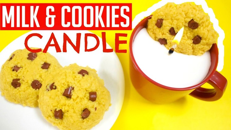 Milk & Cookies Candle DIY | How to Make Candles out of Crayons | Easy Christmas Gifts