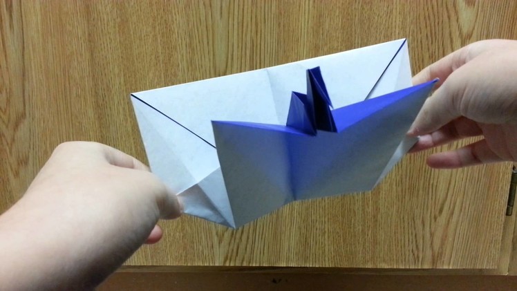 Origami Crane Pop-up Card, Designed By Jeremy Shafer - Not A Tutorial