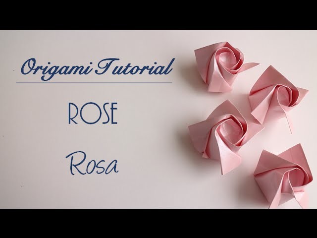 Origami Tutorial: Rose | Rosa