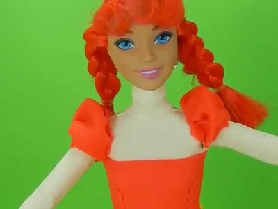 Play Doh craft. Dress up Anna from Frozen HD. Inspired playdohcraftntoys
