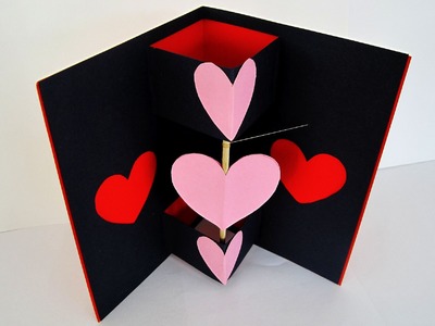 Twirling heart valentine's card - learn how to make a card with a spinning heart - EzyCraft