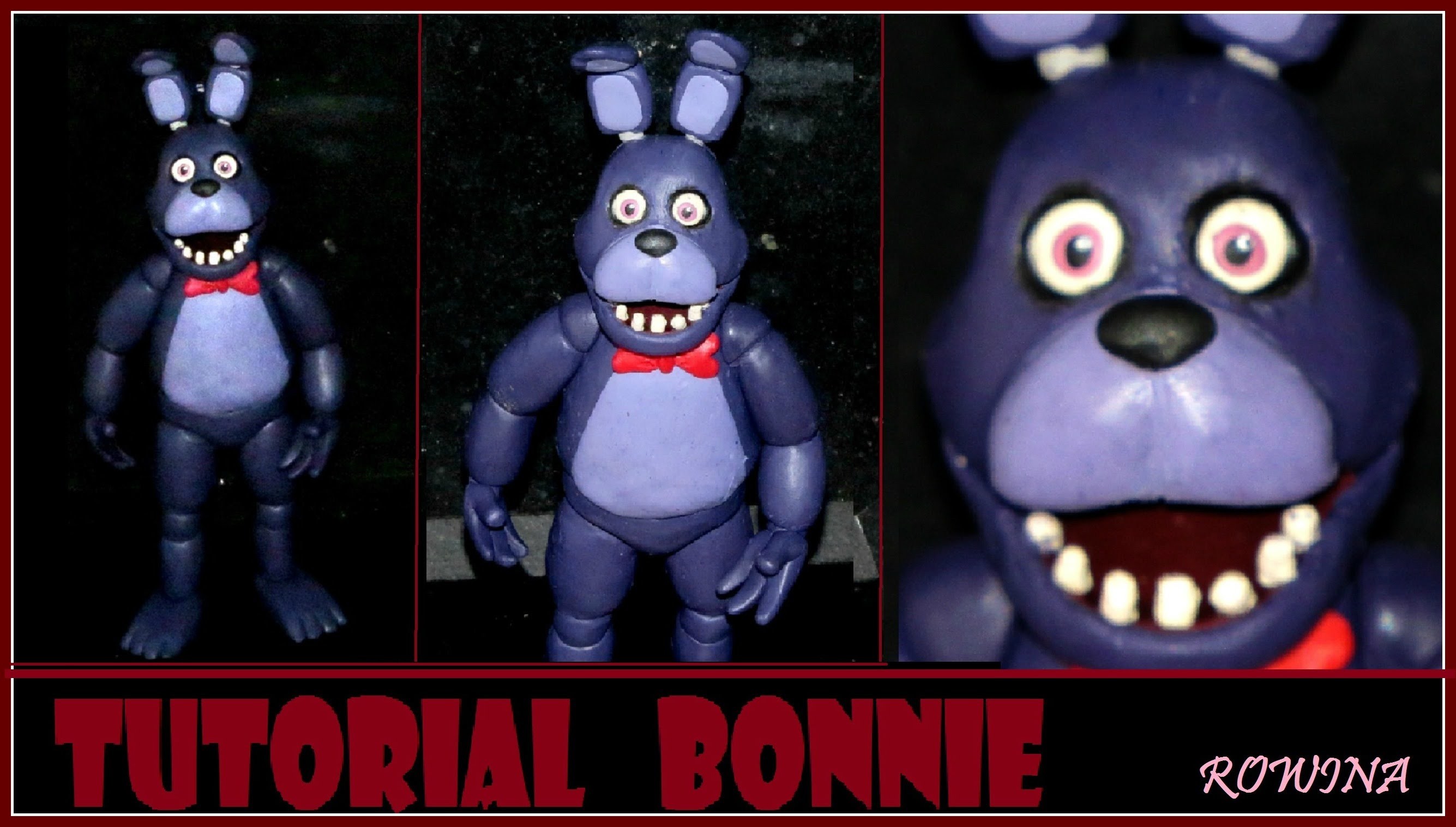 Bonnie Five Nights At Freddys Tutorial Clay Plastilina O Porcelana Fria 6542