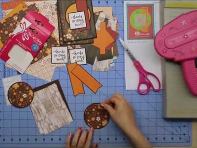 Card-making with Echo Park's The Story of Fall paper using 6x6 tutorial