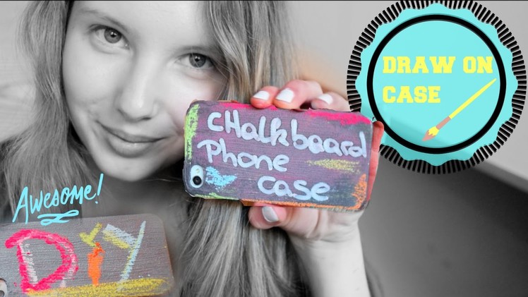 Chalkboard Phone Case | DIY Blackboard