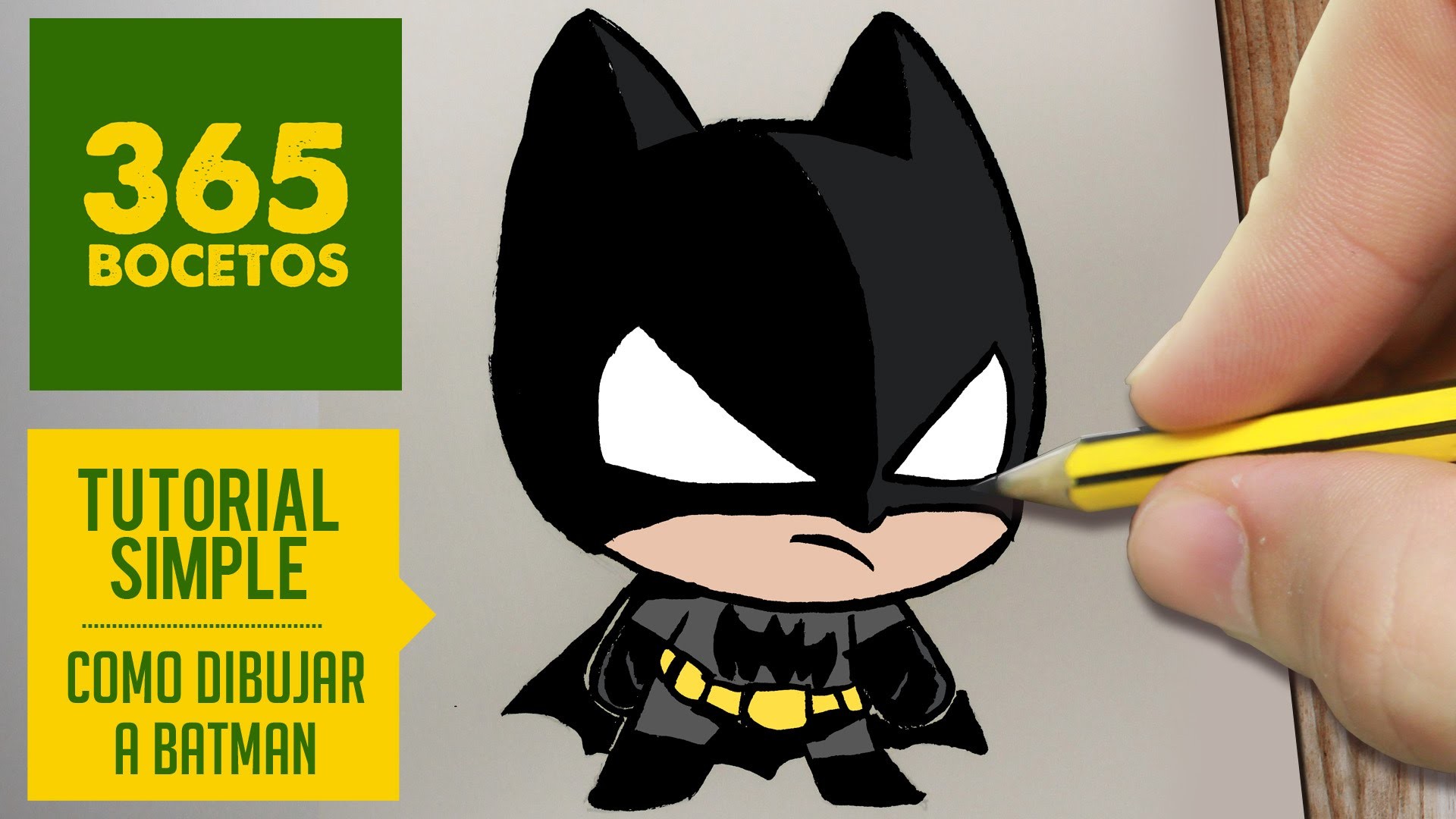 Como Dibujar Batman Kawaii Paso A Paso Kawaii Facil How To Draw Batman ...