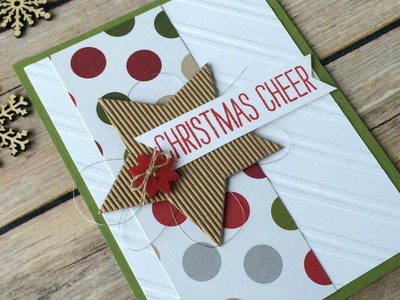 Country Christmas Card Stampin' UP! Cheer All Year