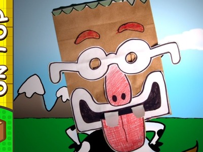 Crafts Ideas for Kids - Goofy Paper Bag Mask | DIY on BoxYourSelf