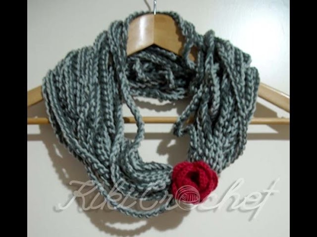 Crochet Rope Scarf (English Tutorial)