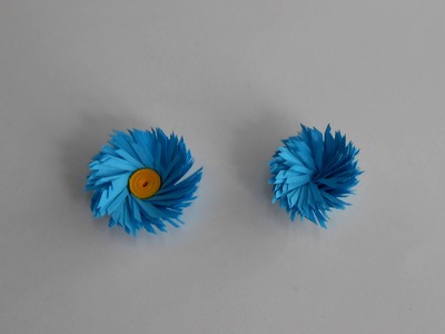 Cross Fringed Quilling Flowers - Tutorial