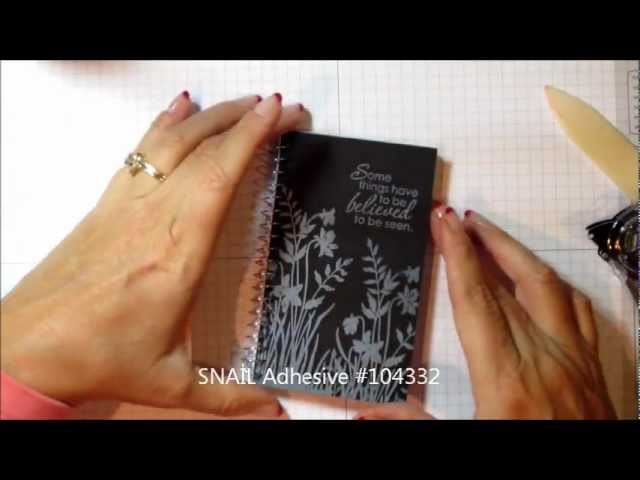 Decorate a Spiral Notebook for a Gift