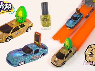 DIY Custom Limited Edition Shopkins Inspired Glitter Race Cars How To Do It Yourself Craft Video
