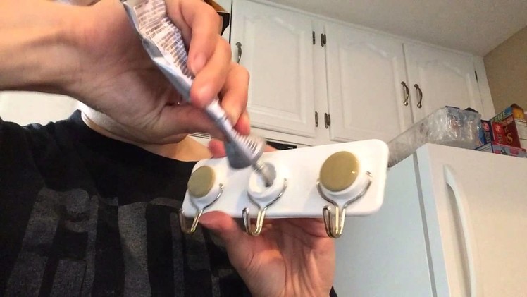 DIY Decorative Magnetic Kitchen Utensil Holder