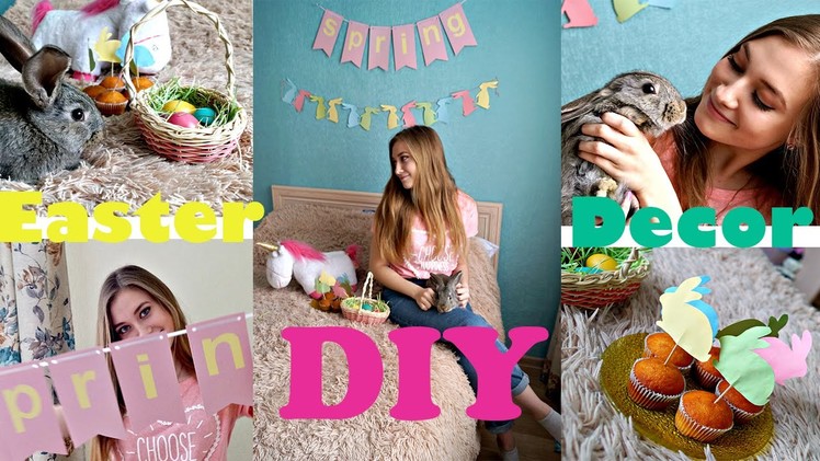 DIY Easter & Spring Room Decor, Easter Eggs + Snacks!
