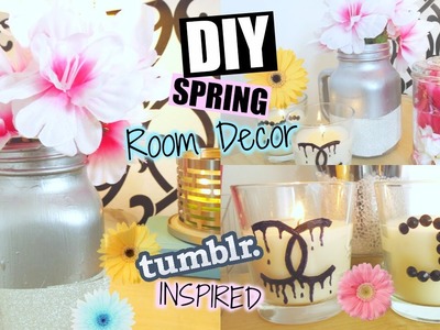 DIY Easy Spring Room Decor | Tumblr Inspired ♡