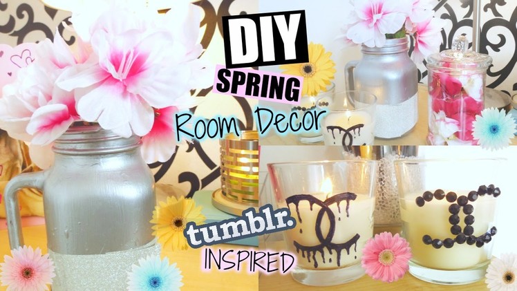 DIY Easy Spring Room Decor | Tumblr Inspired ♡