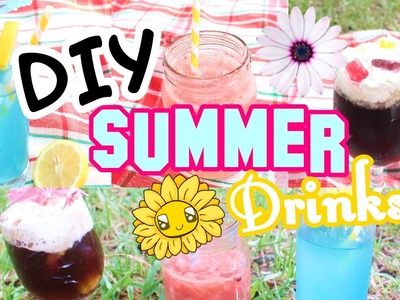 DIY Easy Summer Drinks Ideas! | DIYwithKIM
