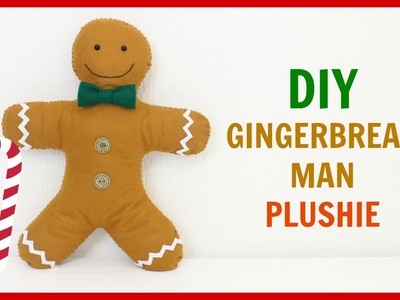 DIY Gingerbread Man Plushie Toy | Pillow | Christmas Gift Ideas | Jtru