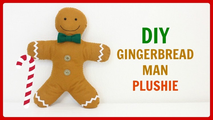 DIY Gingerbread Man Plushie Toy | Pillow | Christmas Gift Ideas | Jtru