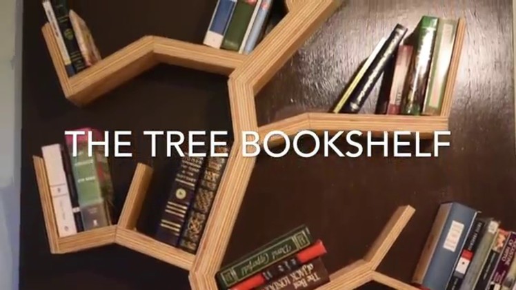 DIY: How To Make A Tree Bookshelf
