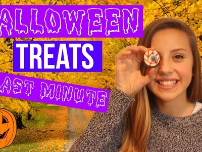DIY last minute halloween treats | Oliviagrace