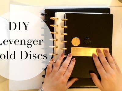 DIY Levenger Circa Gold Discs Using Staples Arc!