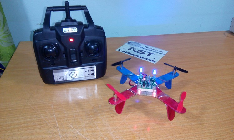 DIY Mini Quadcopter - How to build a quadcopter V2
