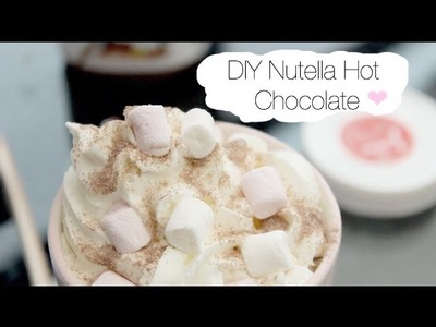 DIY Nutella hot chocolate. Collab with abbyscottxo ♡