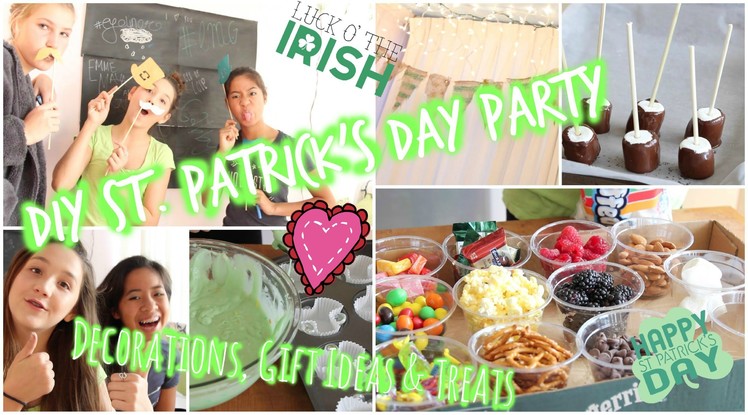 DIY St  Patrick's Day Party: Decorations, Gift Ideas & Treats