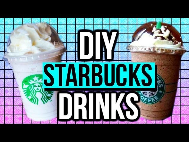 DIY Starbucks Drinks: Double Chocolaty Chip + Vanilla Bean Frappuccino | CartneyBreanne