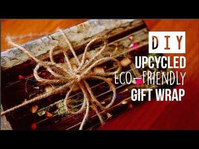 DIY Upcycled Eco Friendly Gift Wrapping