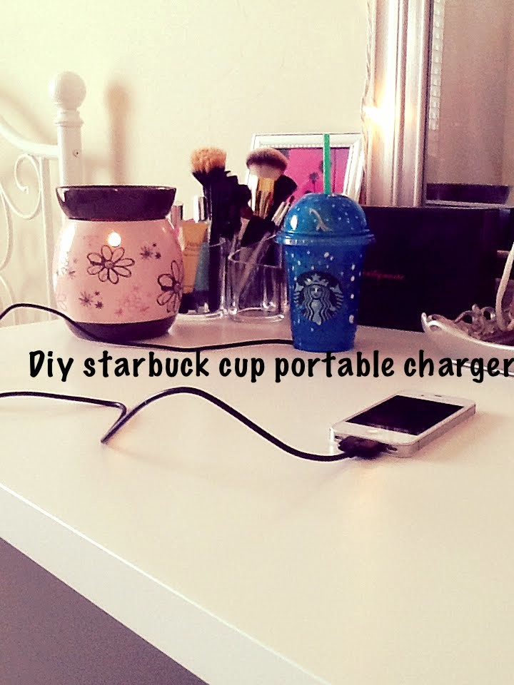 DIY YOUR OWN STARBUCKS POTRABLE CHARGER