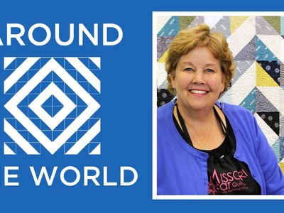 Half Square Triangles Around the World Quilt: Easy Tutorial with Jenny Doan of Missouri Star