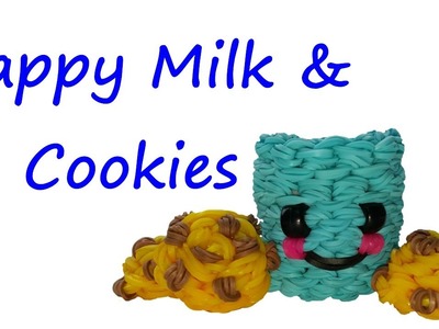 Happy Milk and Cookies Tutorial by feelinspiffy (Rainbow Loom)