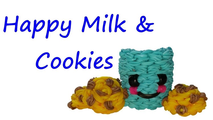 Happy Milk and Cookies Tutorial by feelinspiffy (Rainbow Loom)